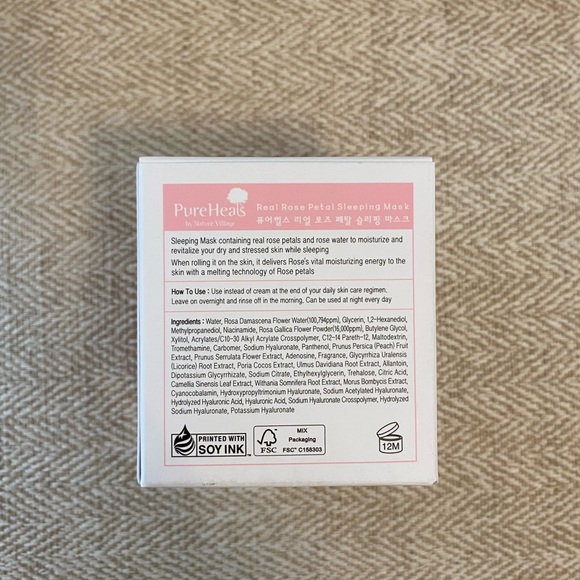 NEW Pure Heals Rose Petal Sleeping Mask - Picture 5 of 5